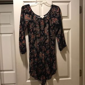 Paisley Print Romper